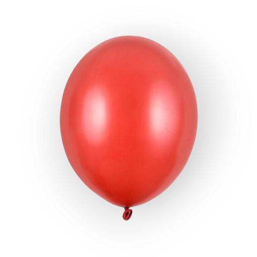 Picture of LATEX BALLOONS METALLIC POPPY RED 12 INCH